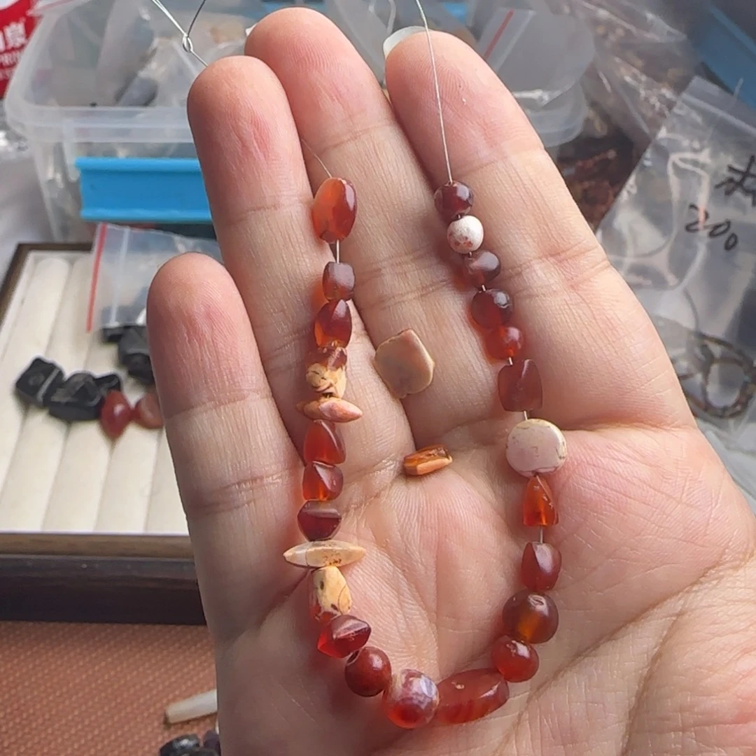 心***光玛瑙/玉髓未镶嵌珠宝半成品