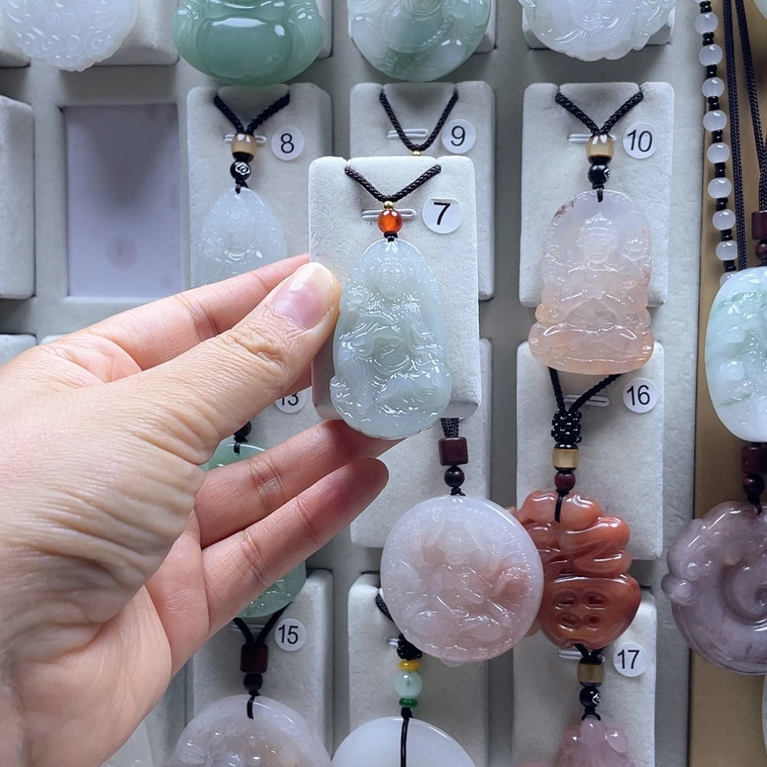 玛瑙/玉髓合金颈饰