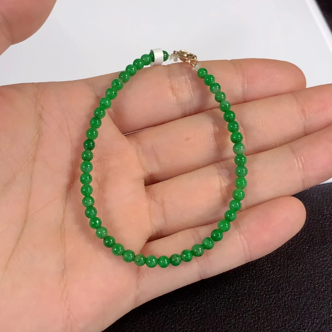 翡翠未镶嵌颈饰手串