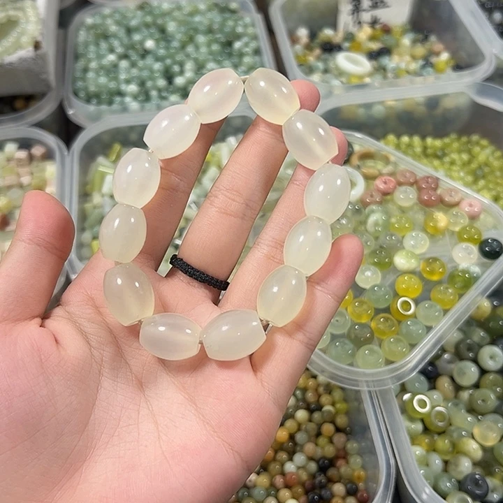 合金蛇纹石玉珠宝半成品