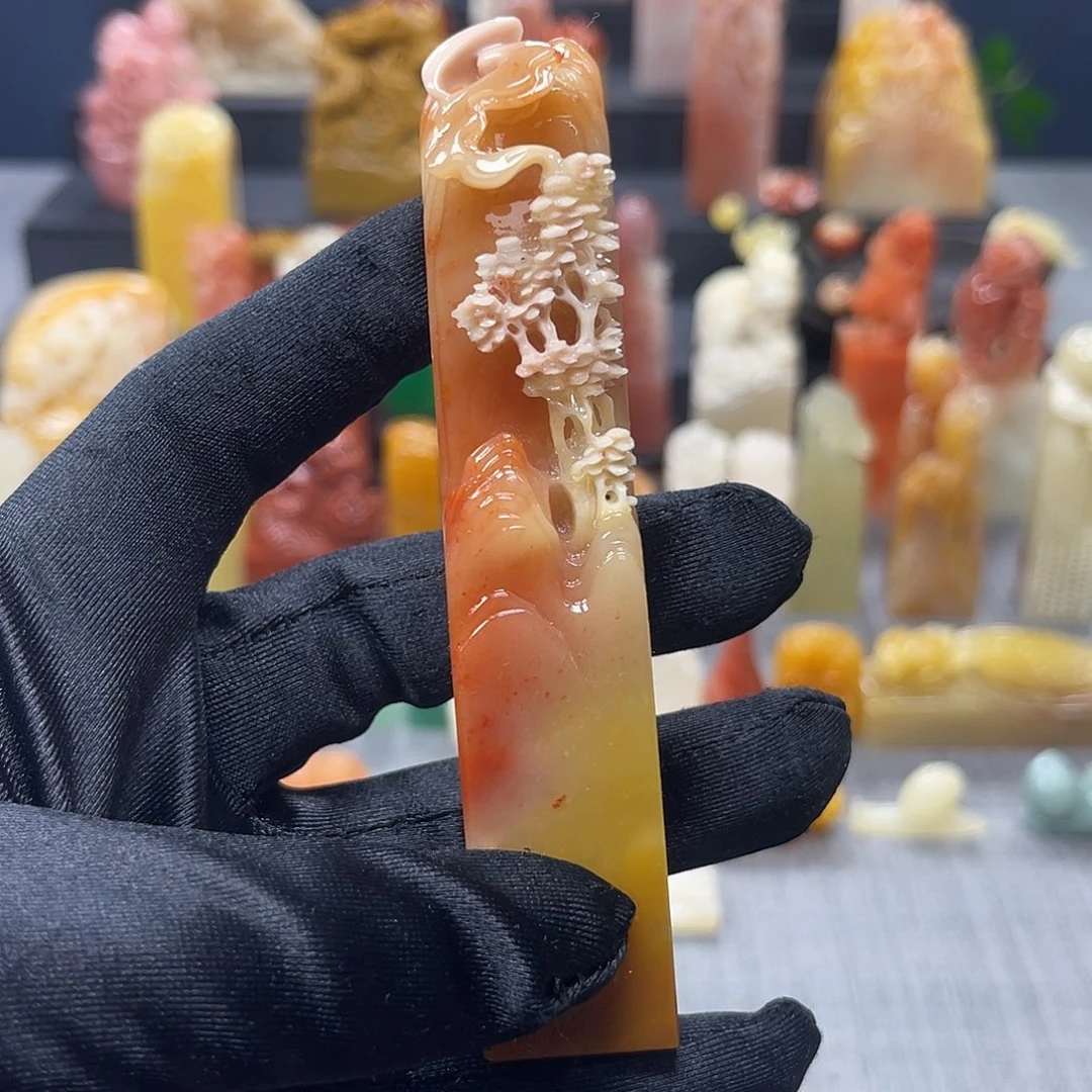 寿山石印石①**妳包邮包刻8608