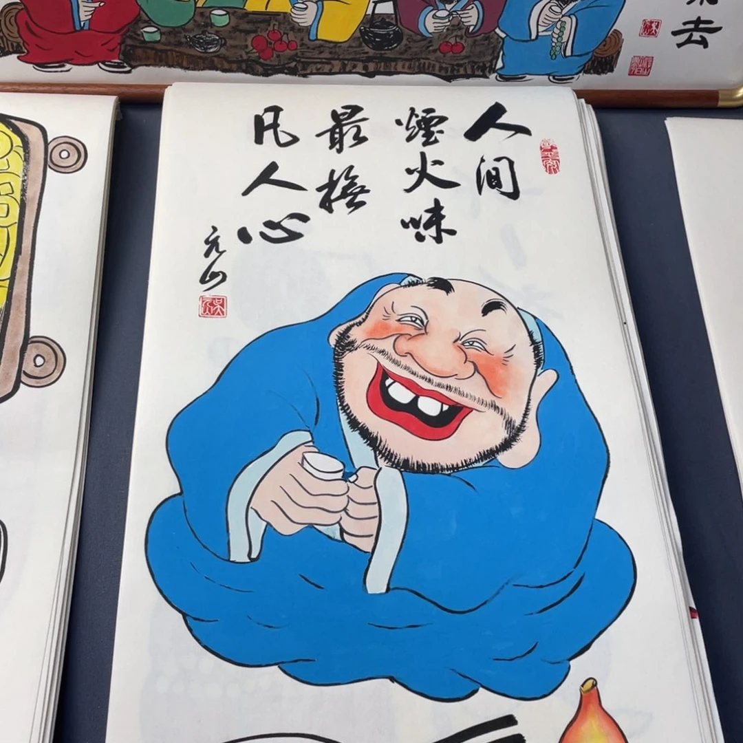 国画纯手绘禅意画作品