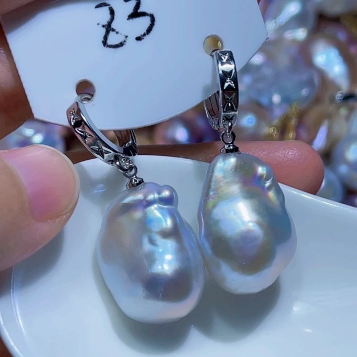 未镶嵌耳饰淡水珍珠