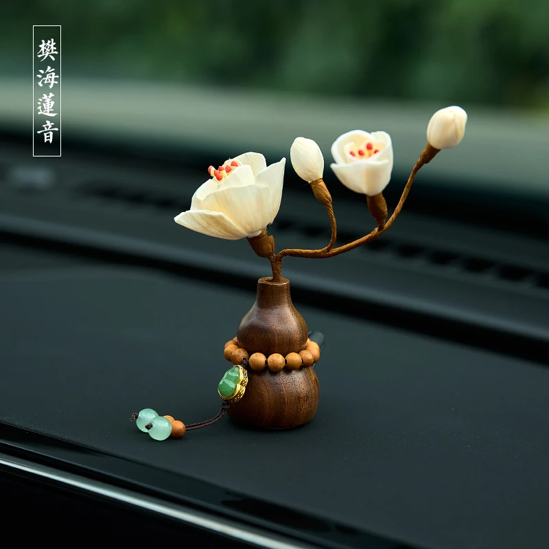 扩香木葫芦汽车摆件车内装饰品车载香薰中控台2025新款家居桌面