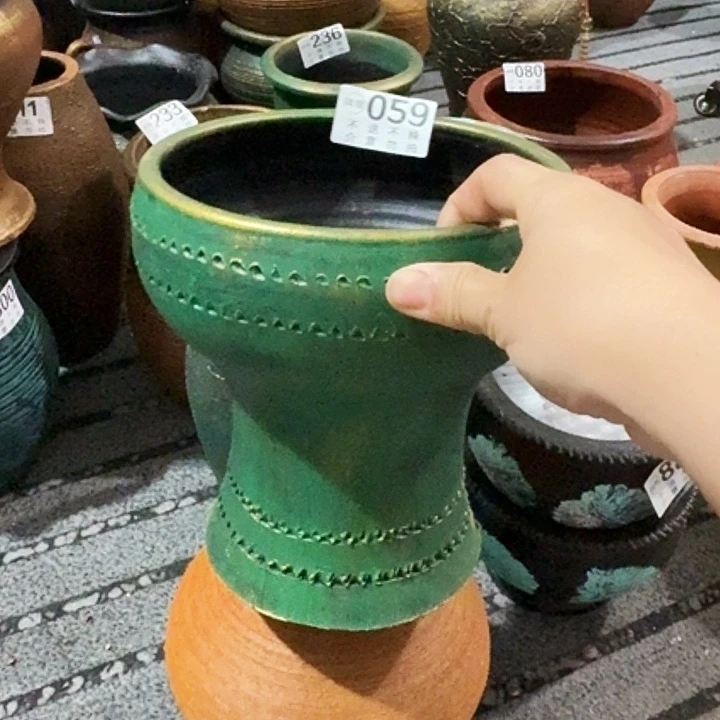 瑕疵金绿鱼尾059高19口径19