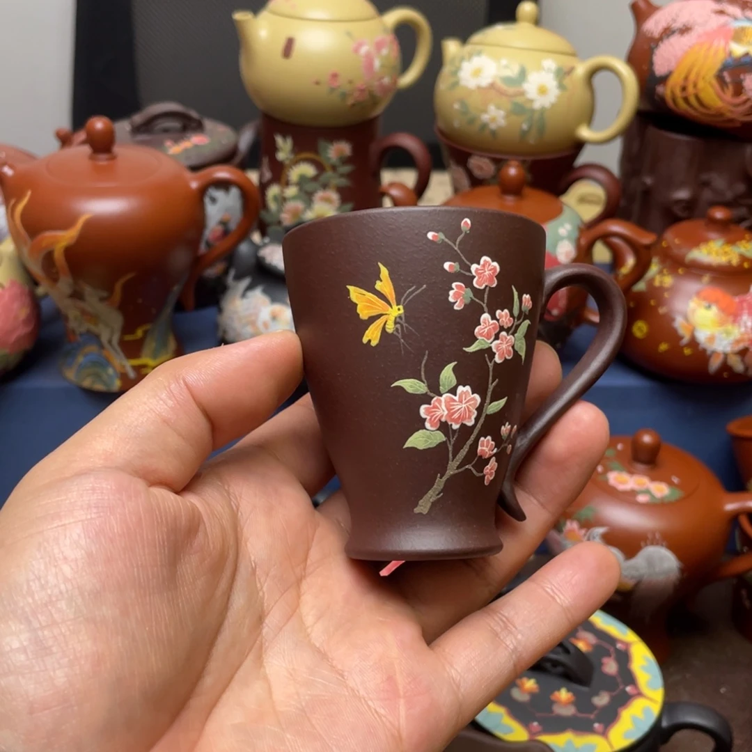 茶杯紫砂紫砂主人杯100cc
