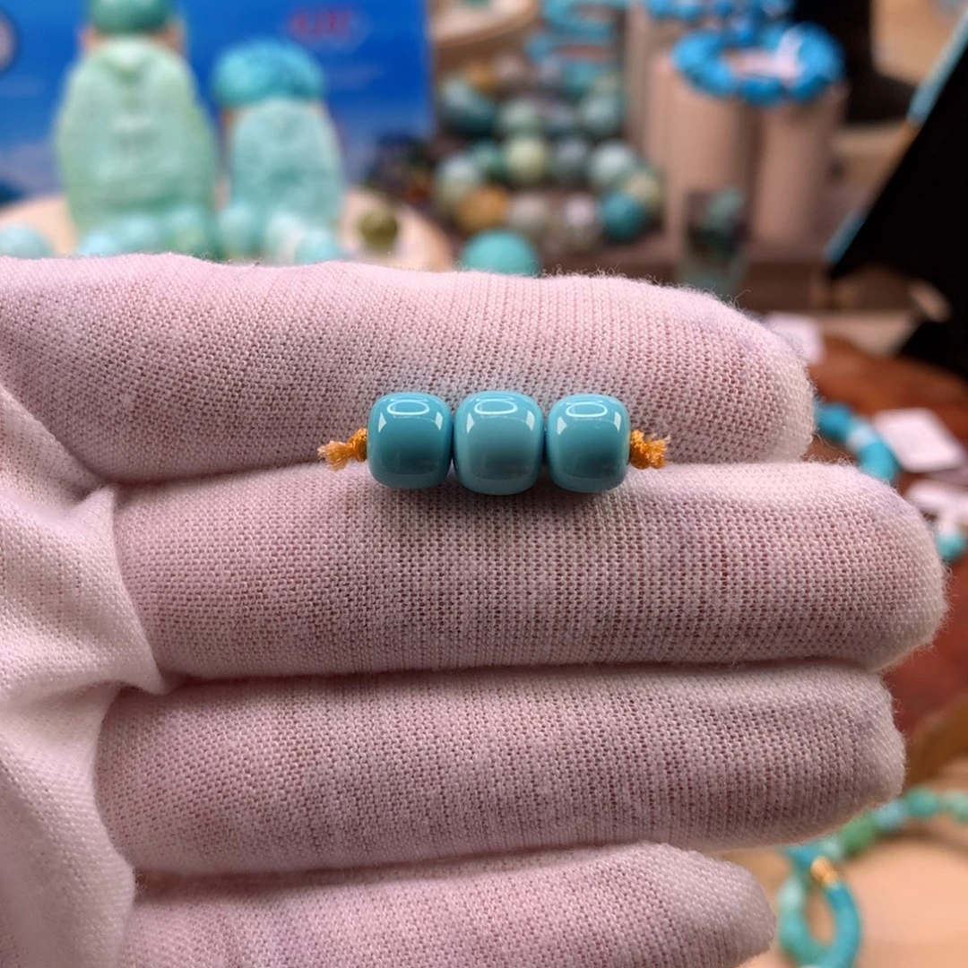 绿松石未镶嵌珠宝奇石8mm