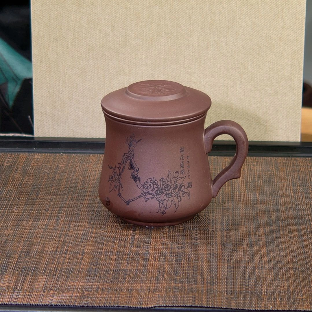 茶杯紫砂高货放漏