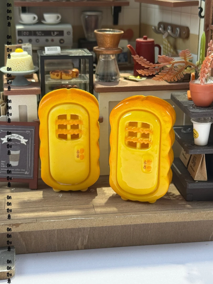 【朝朝定制】麦香童话-立式空调 树脂仿真食玩摆件DIY配件手工创意