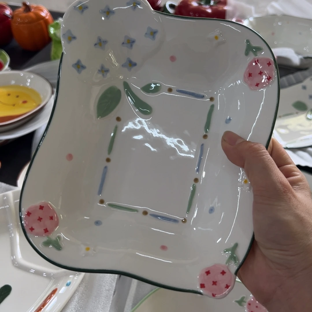 摆件高温陶瓷釉下彩微瑕！