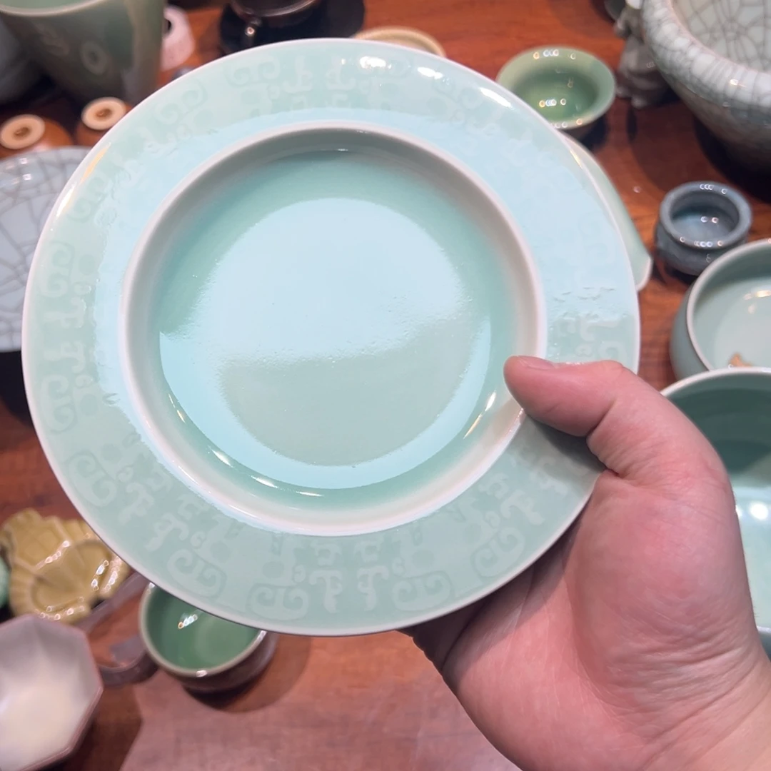 青瓷茶器青瓷茶器微瑕