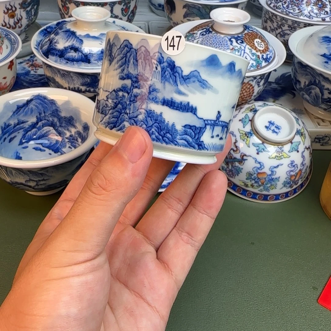 彦祖纯手工手绘茶具147