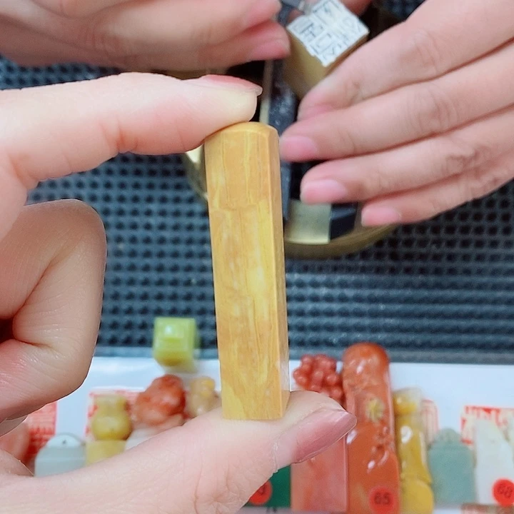 寿山石现场直播手工