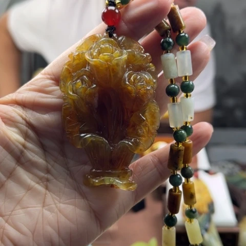 岫玉挂件未镶嵌挂件