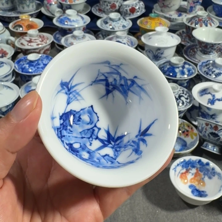 景德镇手工手绘杯