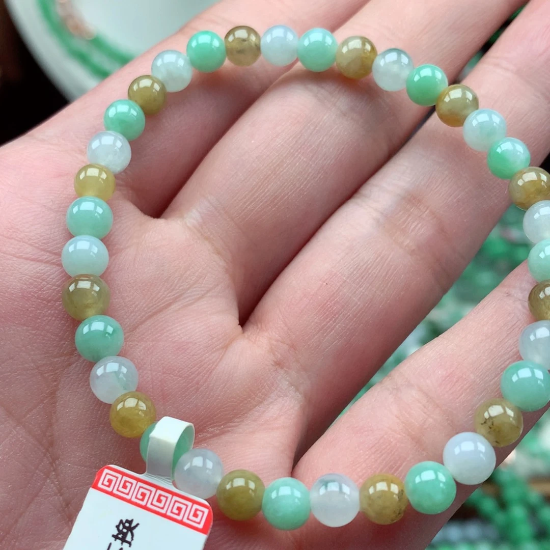 未镶嵌手链翡翠翡翠