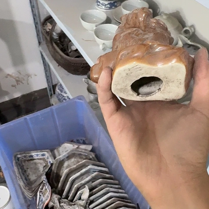 摆件景德镇陶瓷艺术煤窑