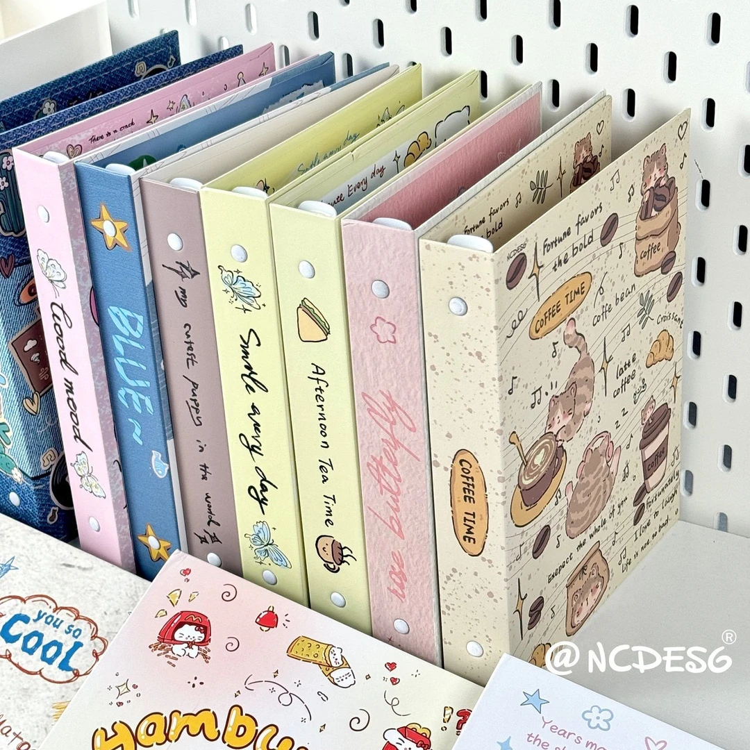 清仓四宫格卡册可爱少女心爱豆3寸小卡收纳册子硬壳相册便宜