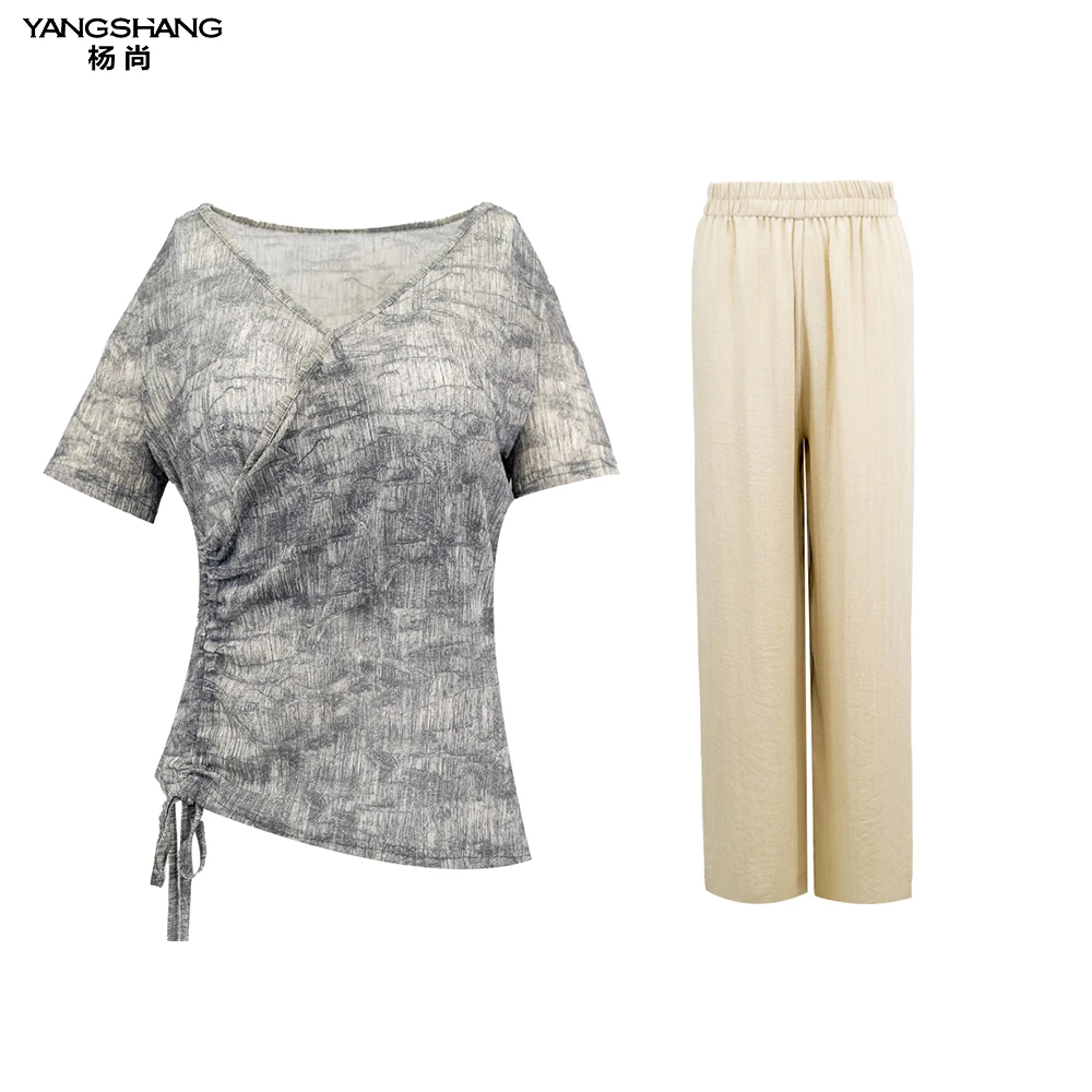 【玄韵】YANGSHANG 春夏新款春夏休闲套装-A3M481