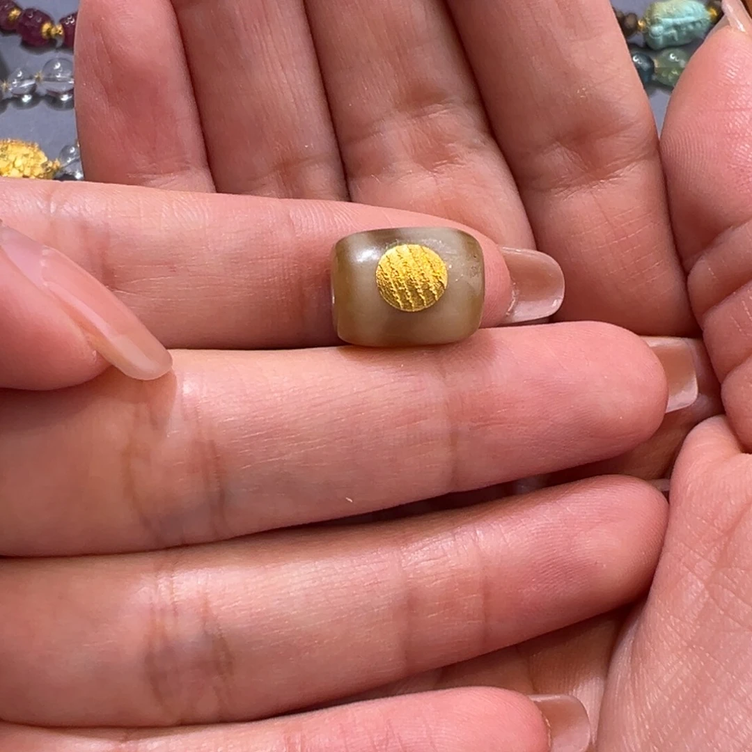 玛瑙/玉髓配件18K金镶嵌