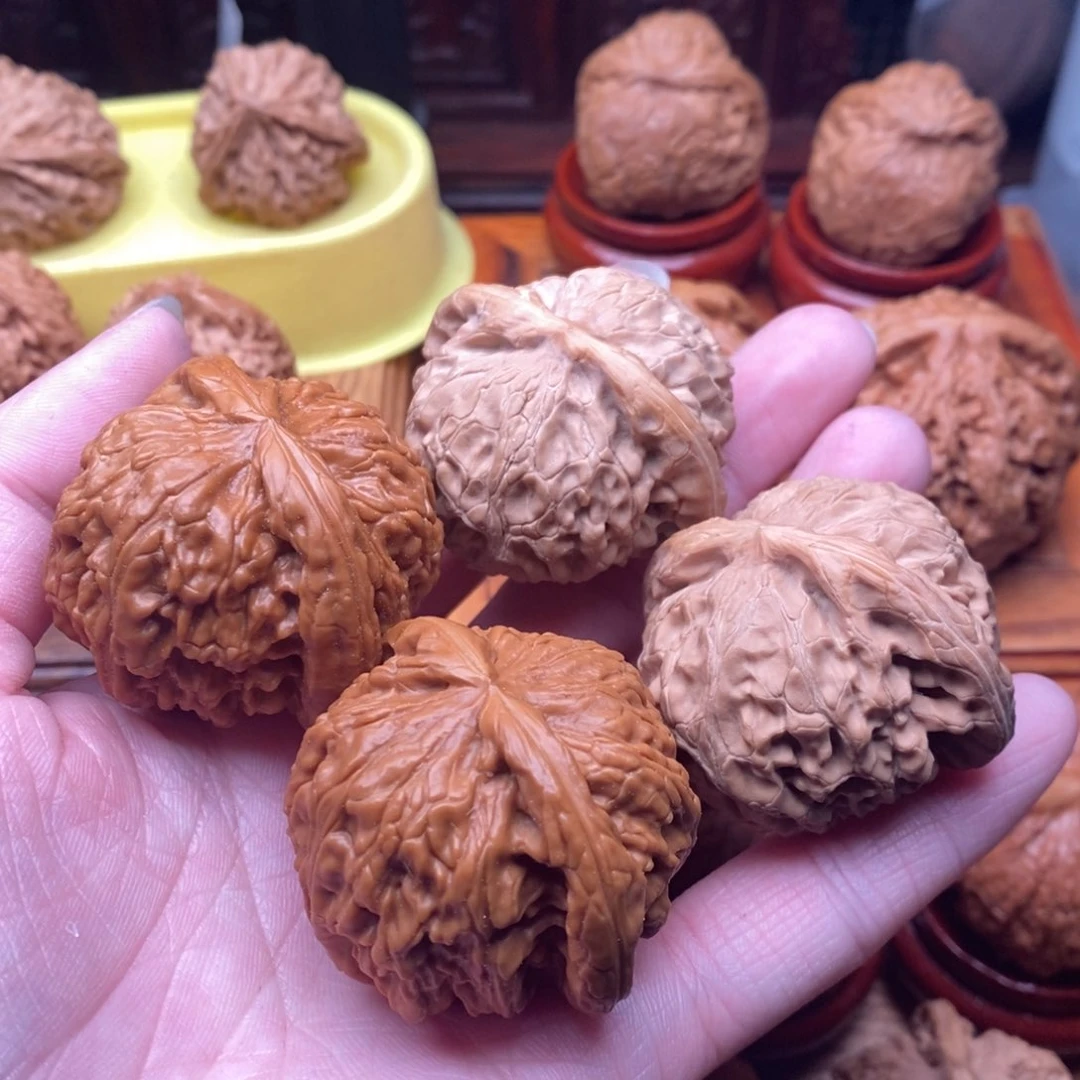 文玩核桃吊坠空*白43宫43