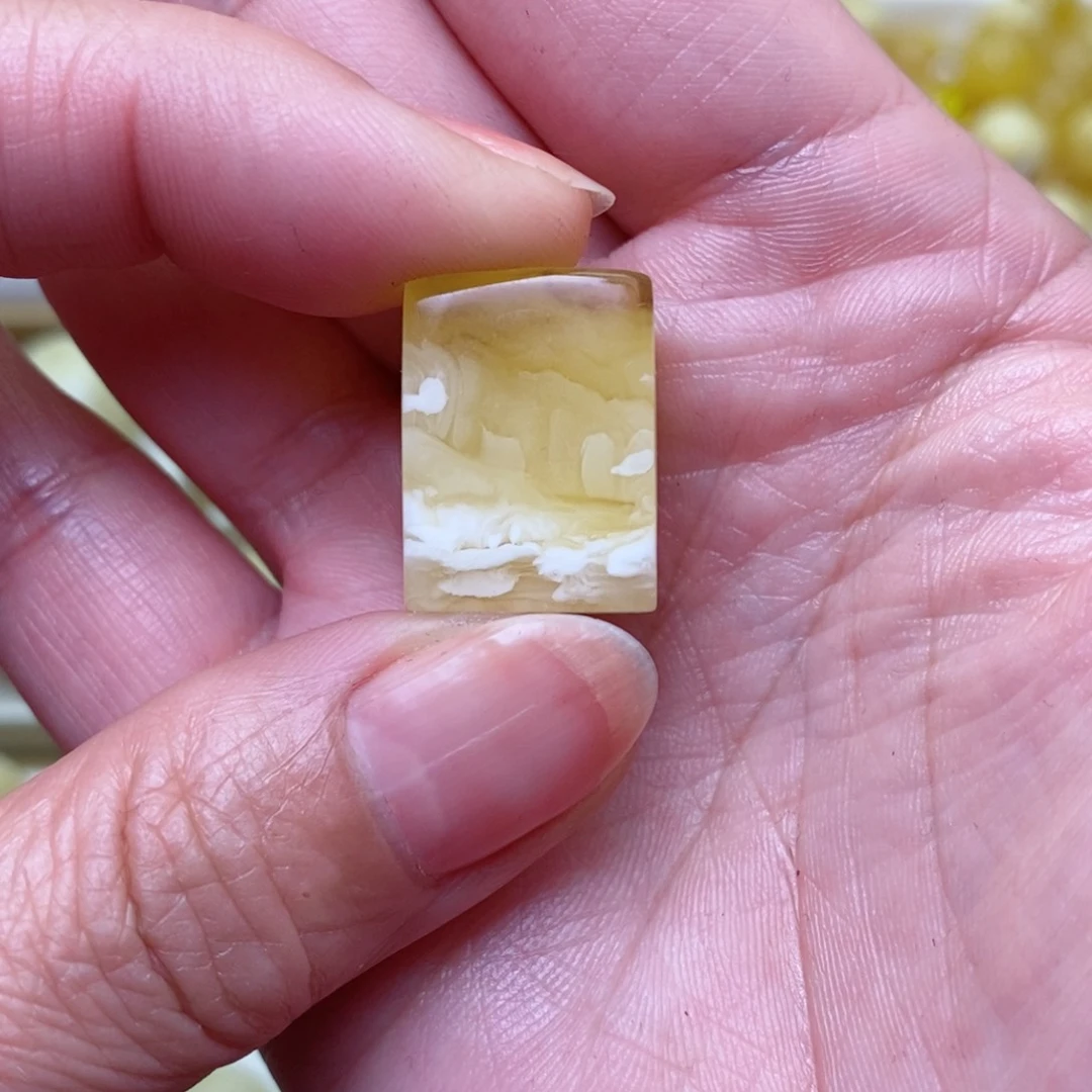 未镶嵌琥珀裸石蜜蜡无事牌