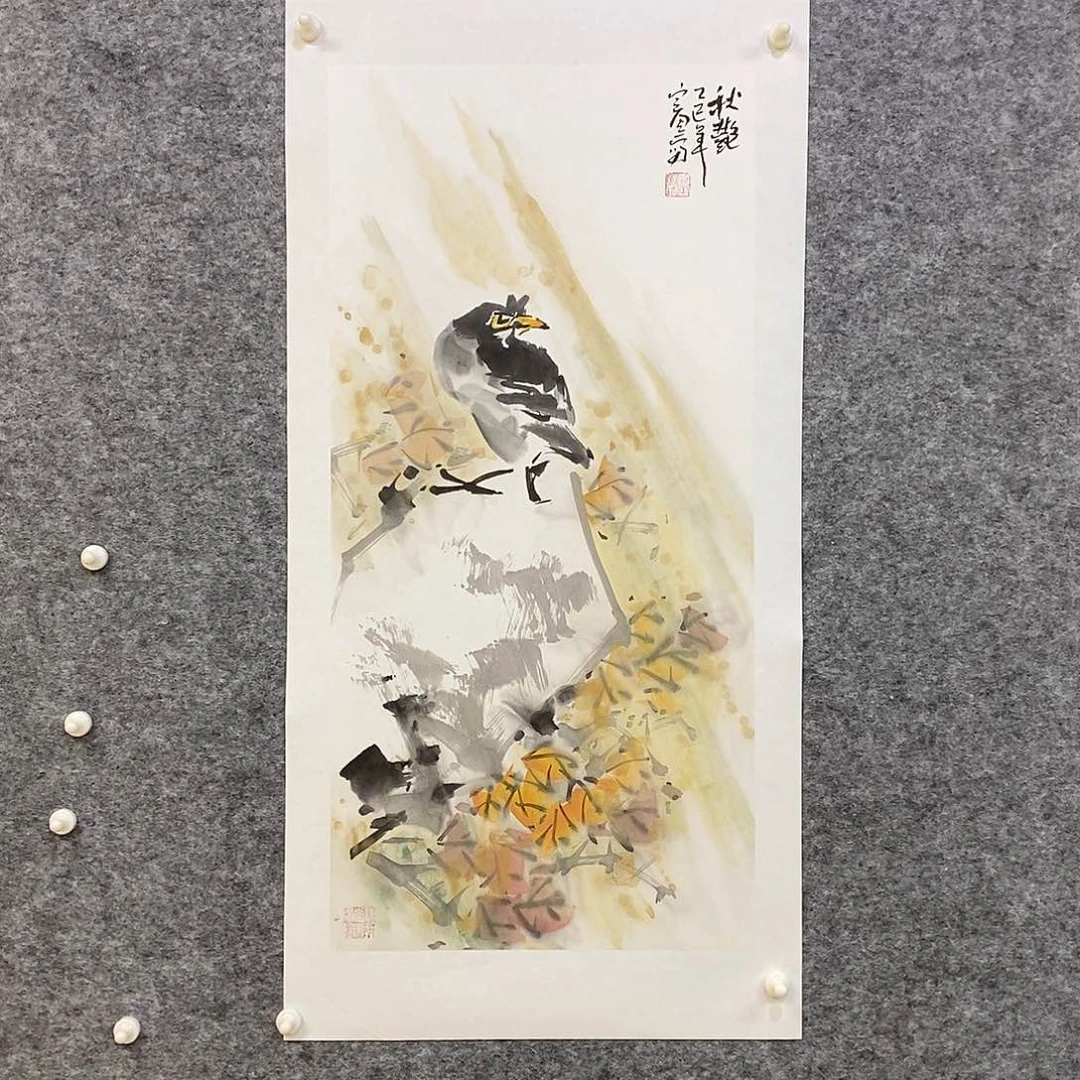国画尚定固国画作品