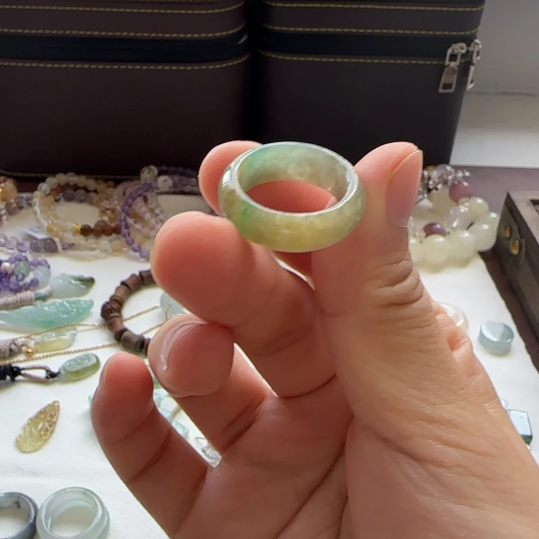 翡翠戒指未镶嵌戒圈12