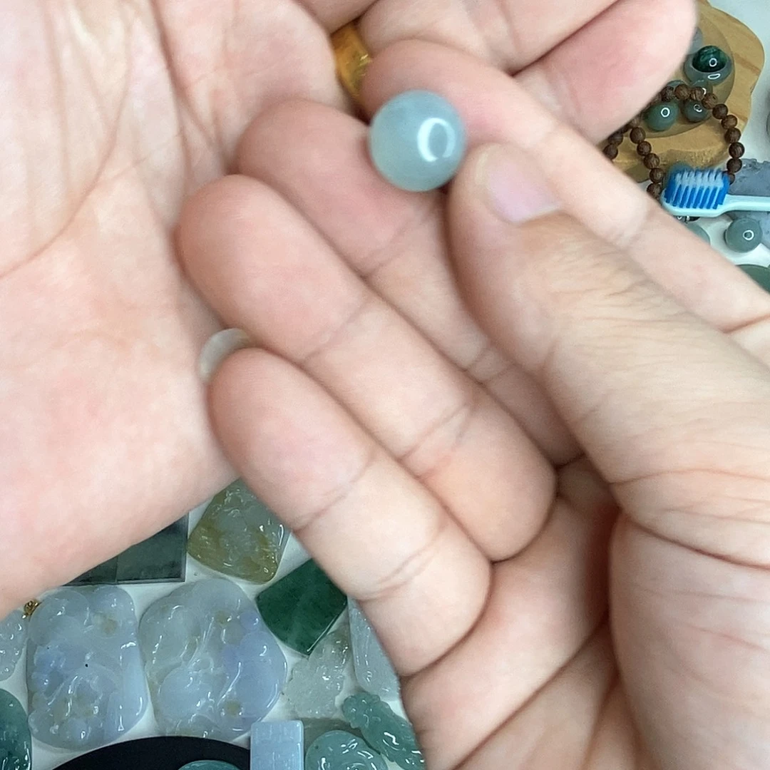 自***律翡翠散珠珠子卡12.7