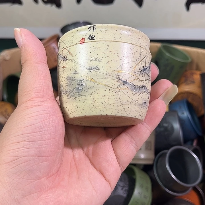 茶杯紫砂全手工紫砂主人杯