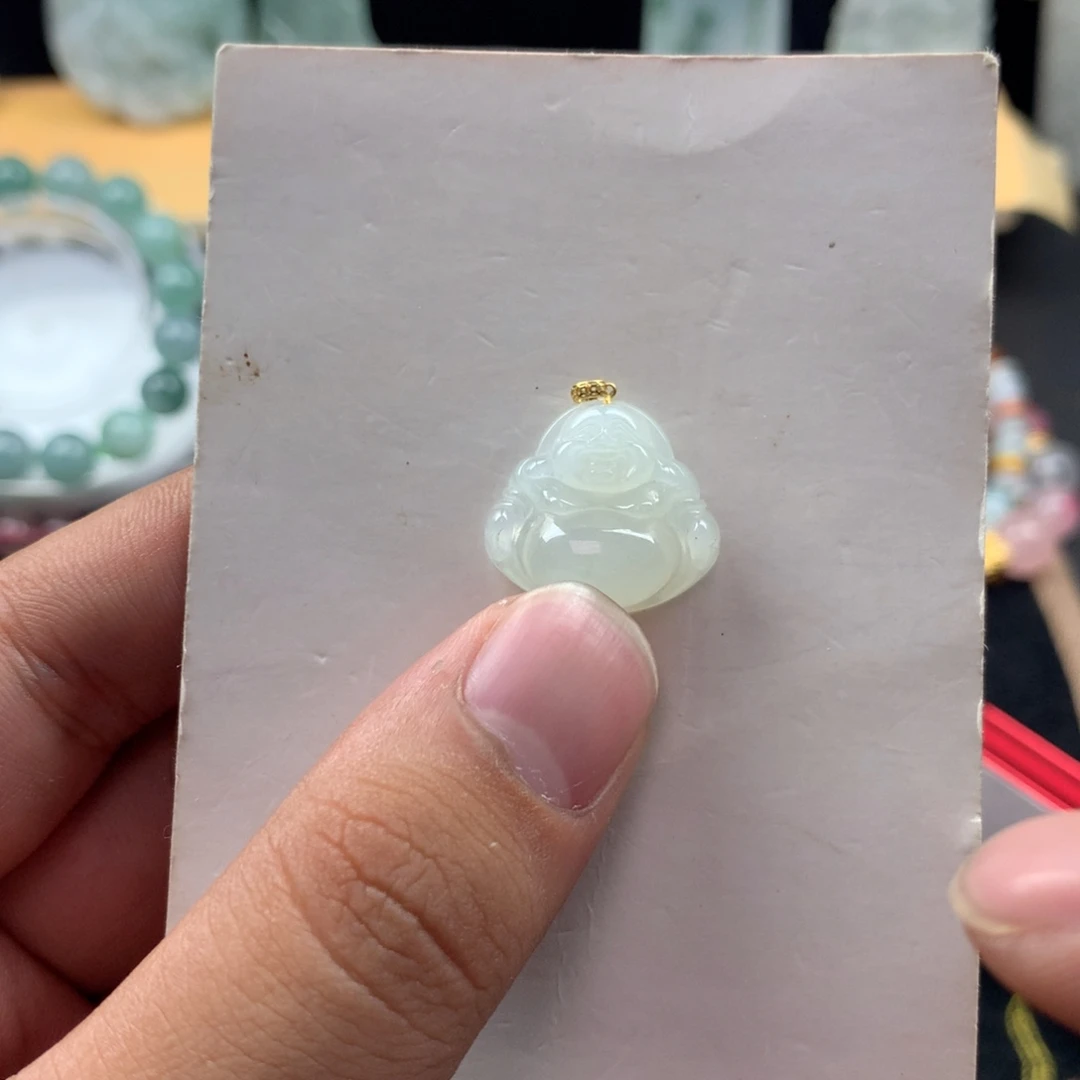 翡翠未镶嵌颈饰000