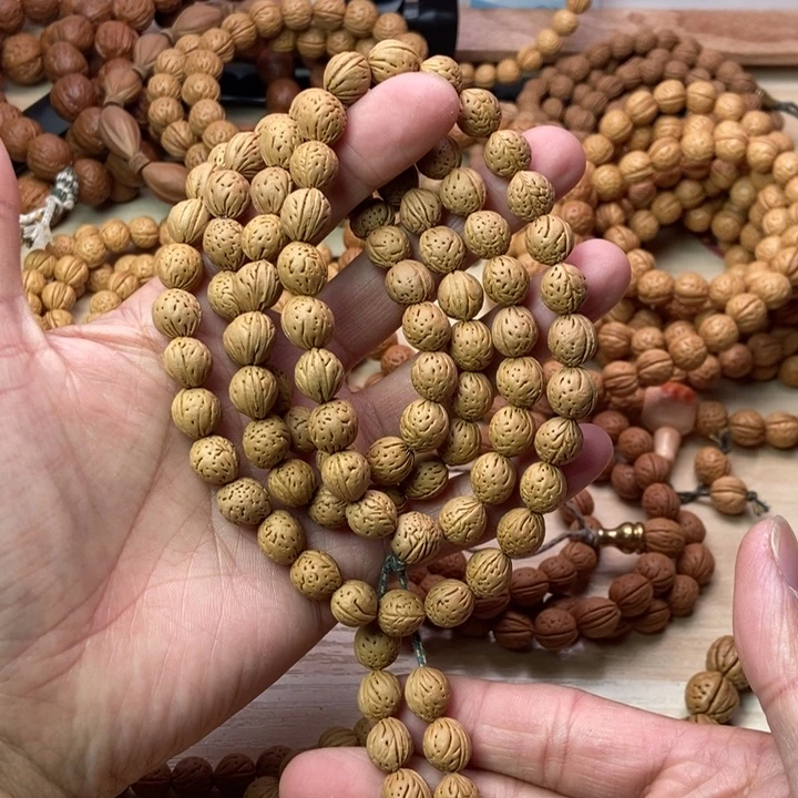 野生小桃核0.9尺88颗脖挂