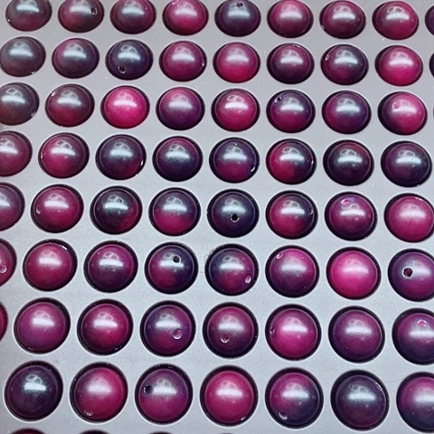 白玉菩提吊坠12精品紫圆100颗