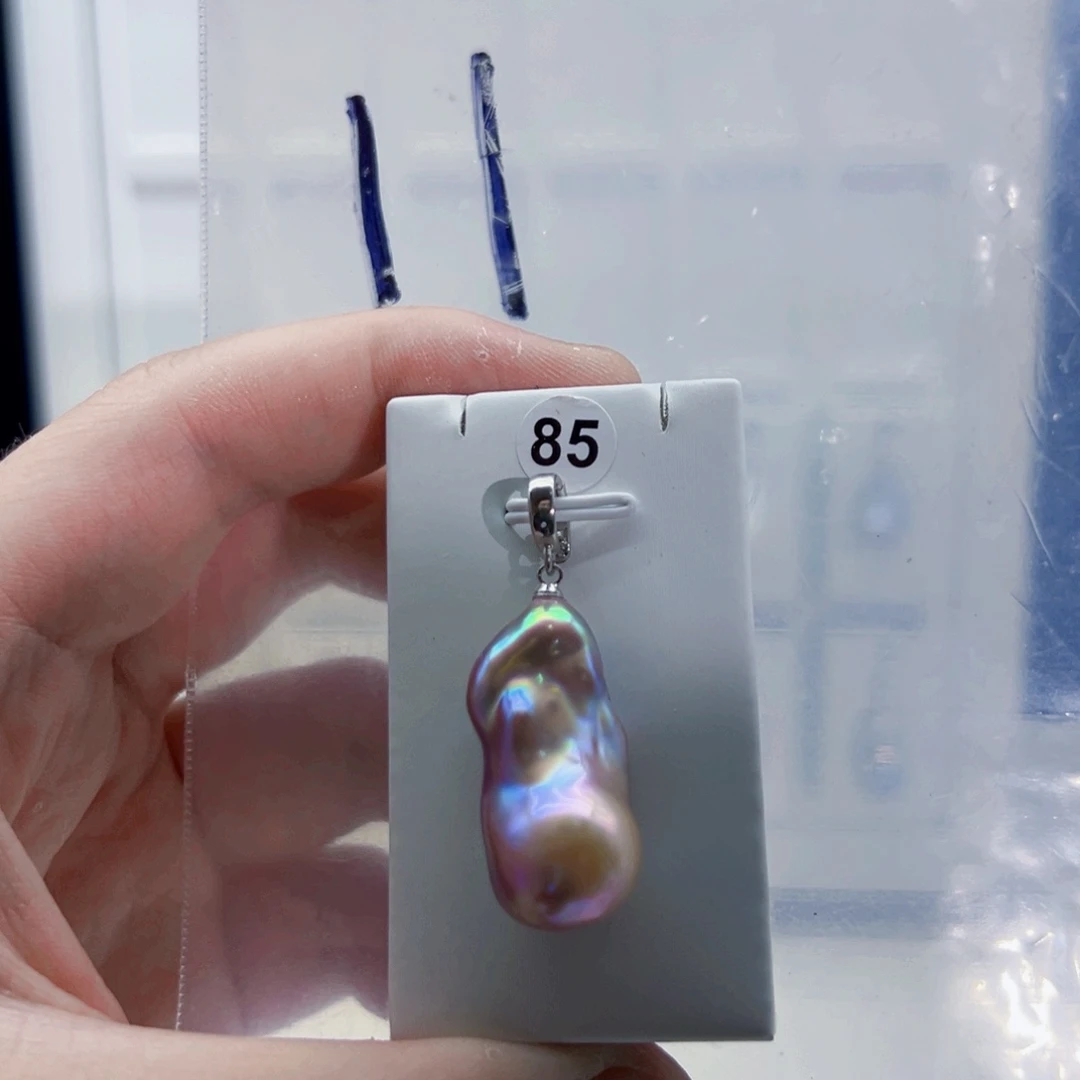 颈饰合金淡水珍珠