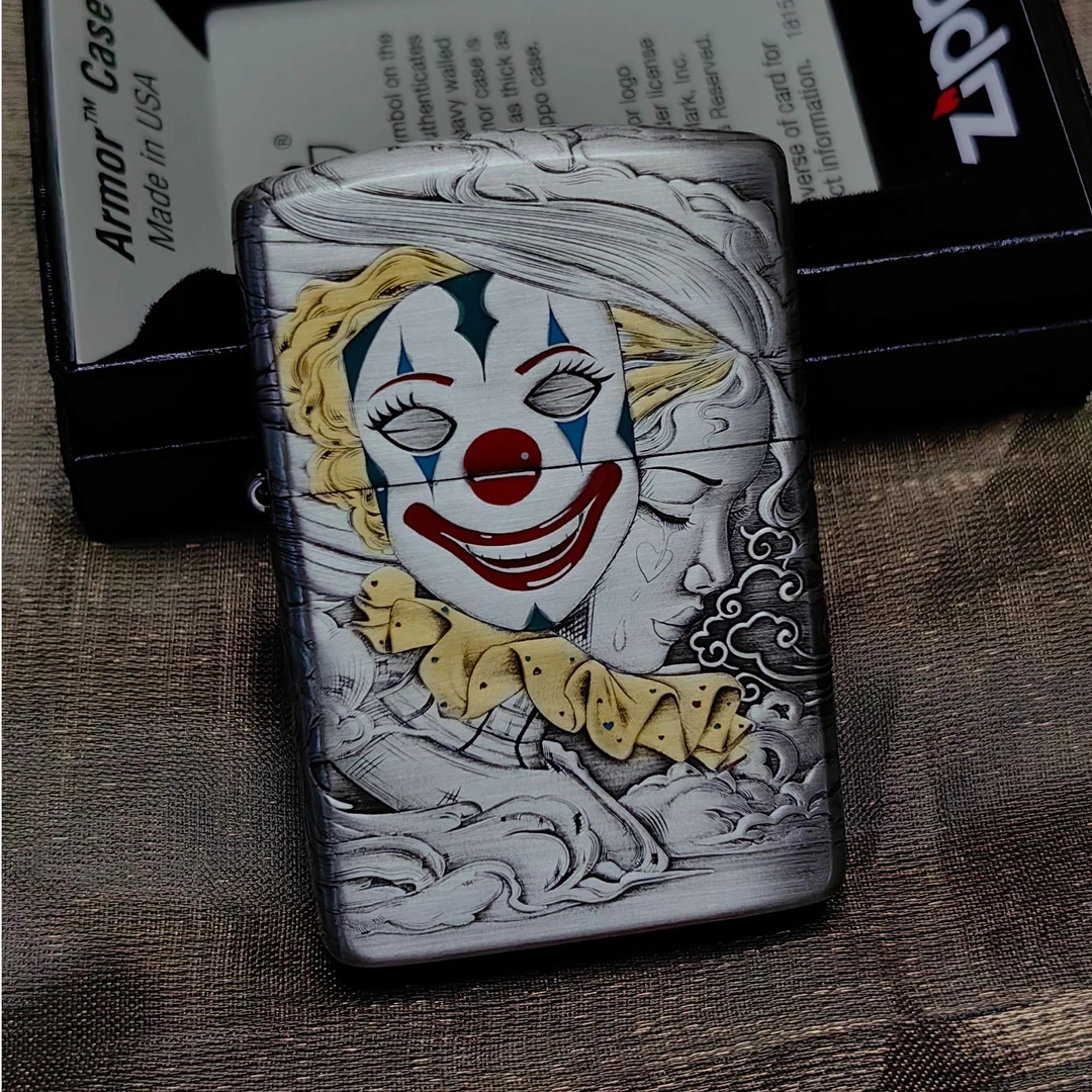 ZIPPO 打火机正品 162熏银二代面具人生  0234【大白专属】