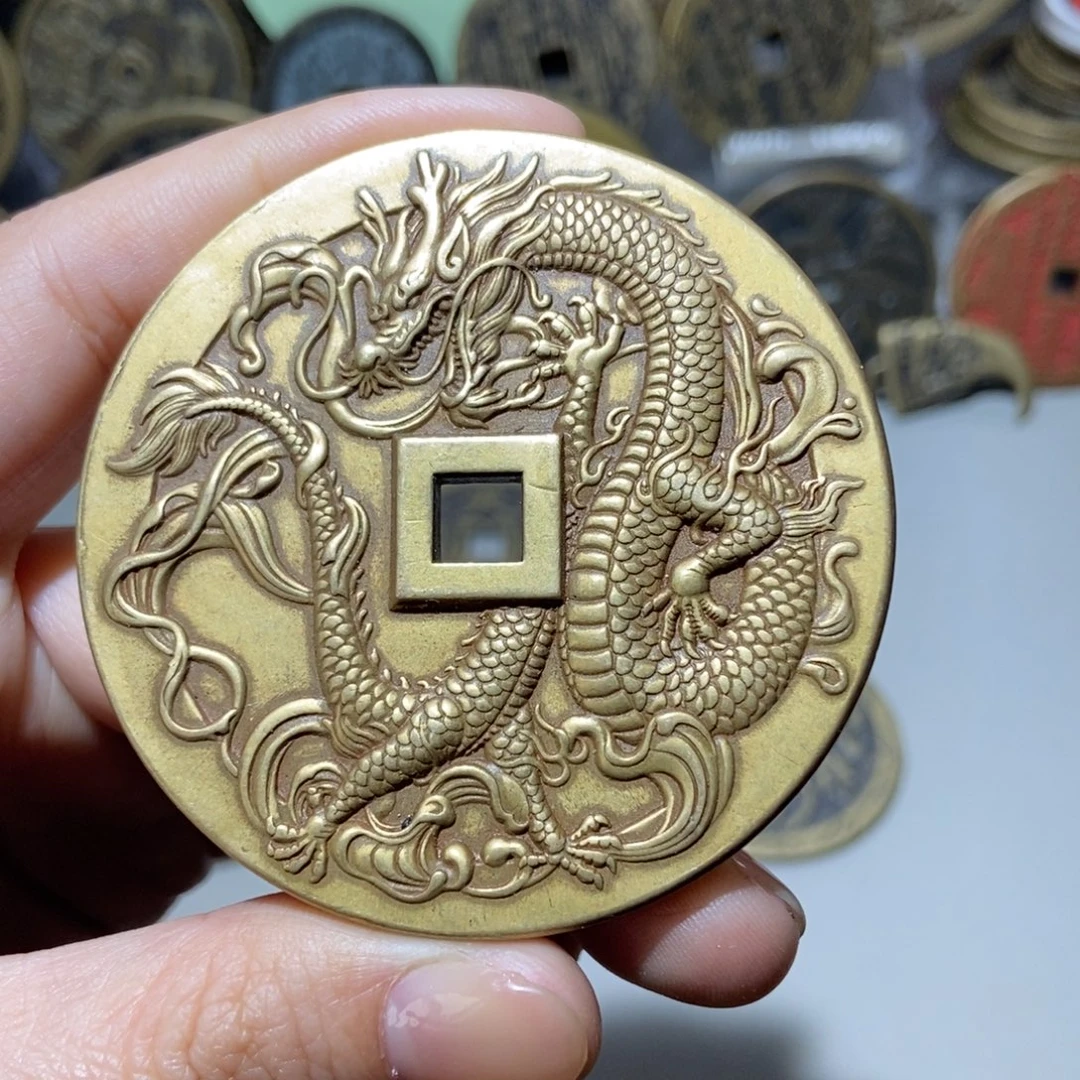 纯银山鬼花钱工艺品