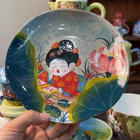 炉景德镇釉下手绘陶瓷