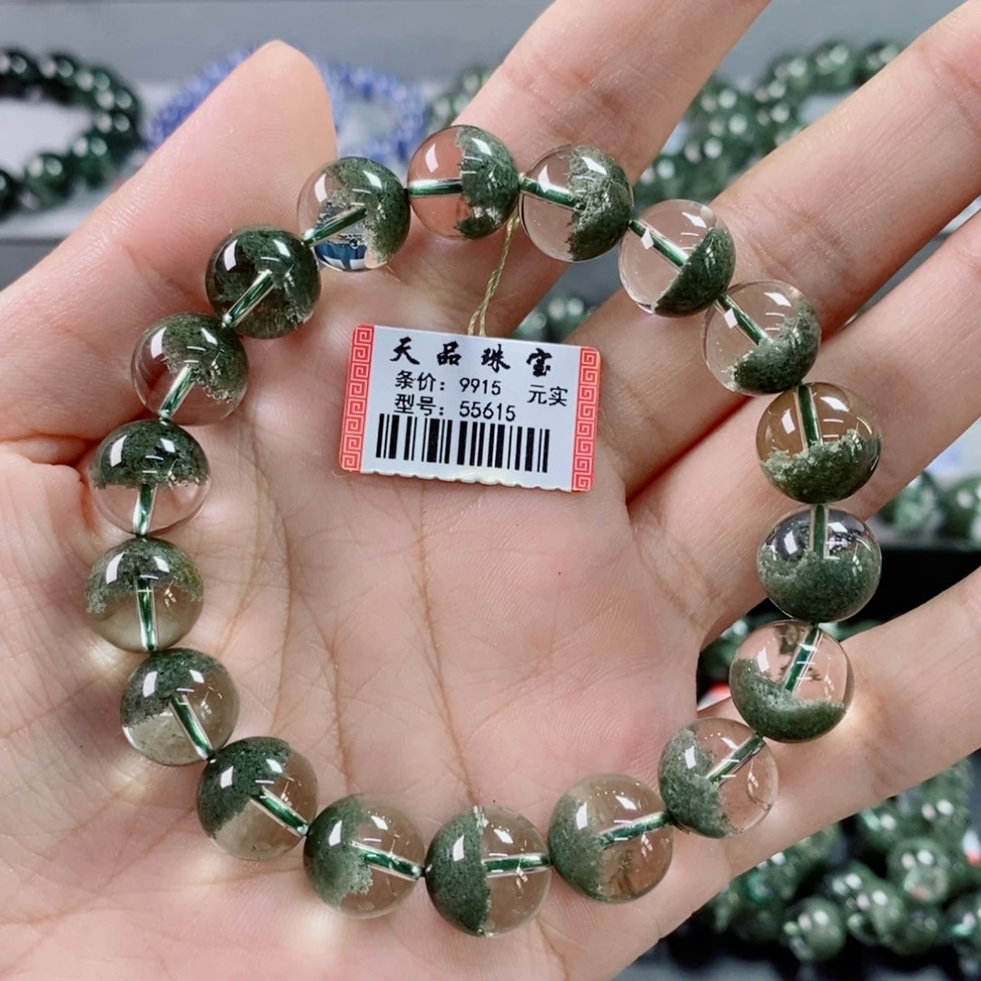 水晶手链未镶嵌绿幽灵55615