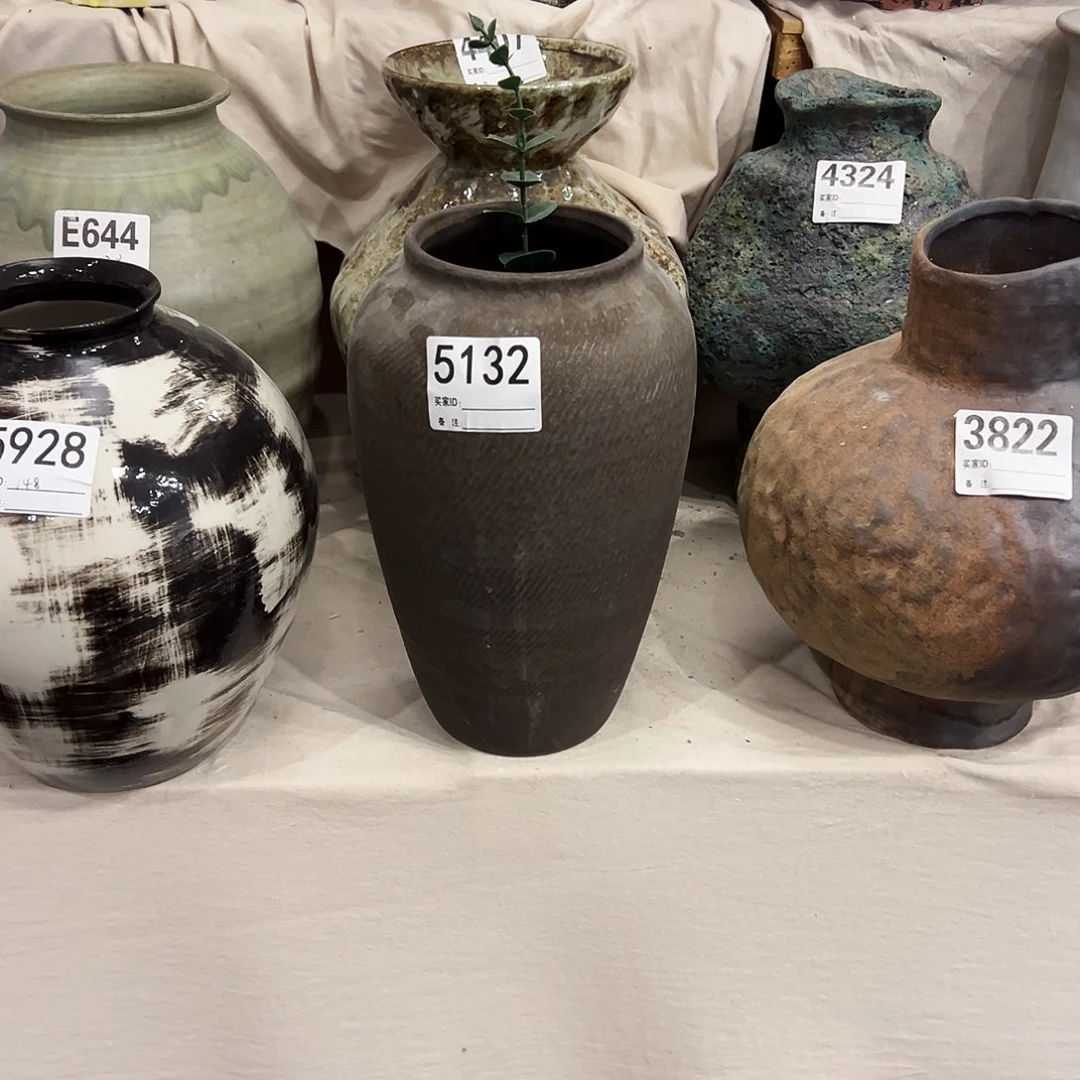 瓶5132高27口10陶瓷花瓶无孔