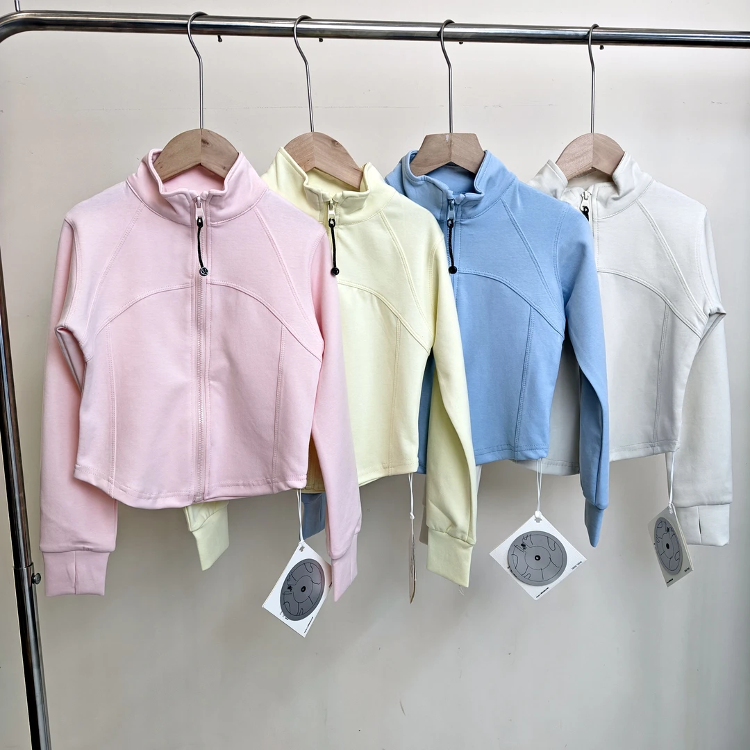 儿童春秋新款外套女童中大童极简修身短款运动休闲春夏时尚外套潮