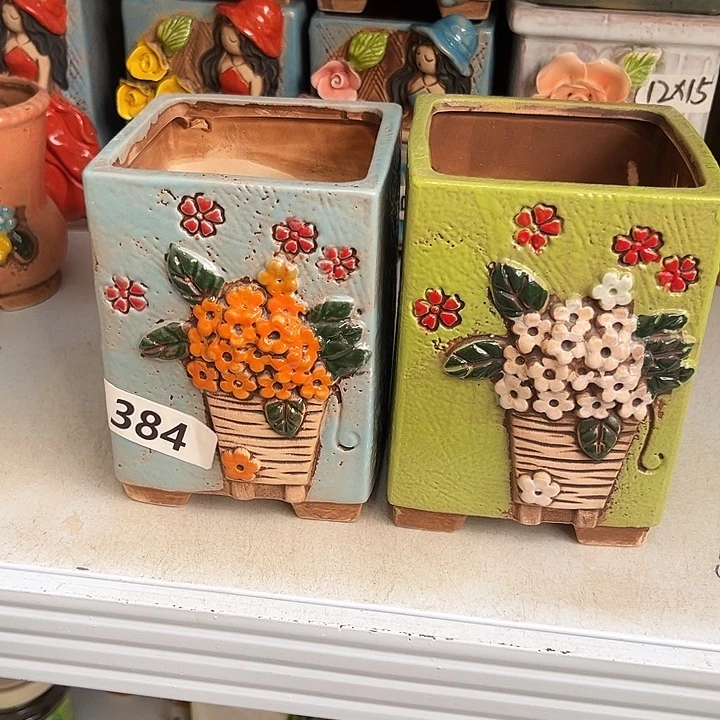 粗陶材质多肉花盆