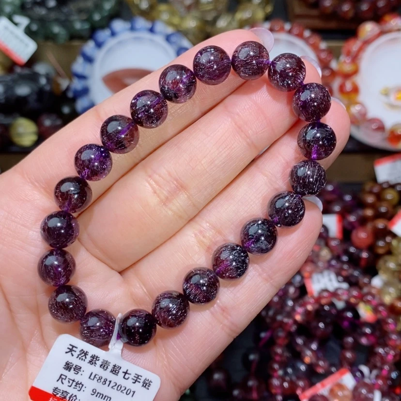 【闪购商品】水晶手链未镶嵌紫毒液超七手链