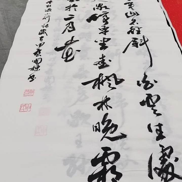 翰墨申国栋老师作品一副