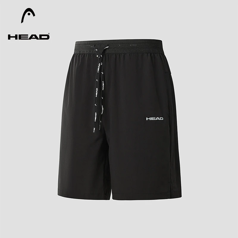 HEAD海德抽绳松紧腰运动短裤2025夏季新款轻薄透气训练宽松下装男