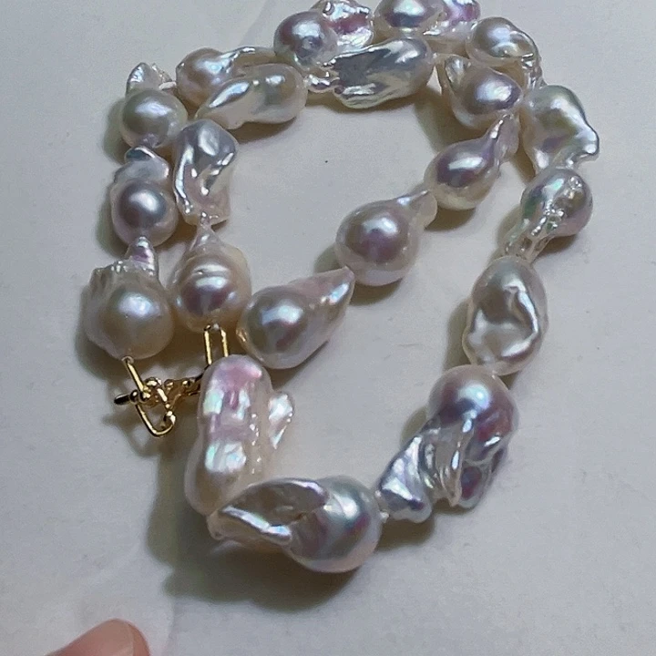 颈饰银S925镶嵌淡水珍珠J**e