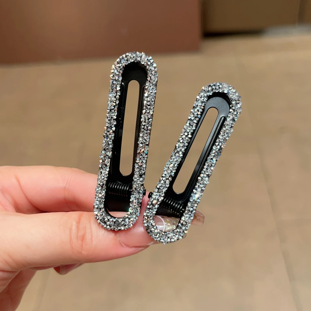 森系气质简约发卡边夹鸭嘴夹女日韩少女风发夹钻发夹ins网红夹子