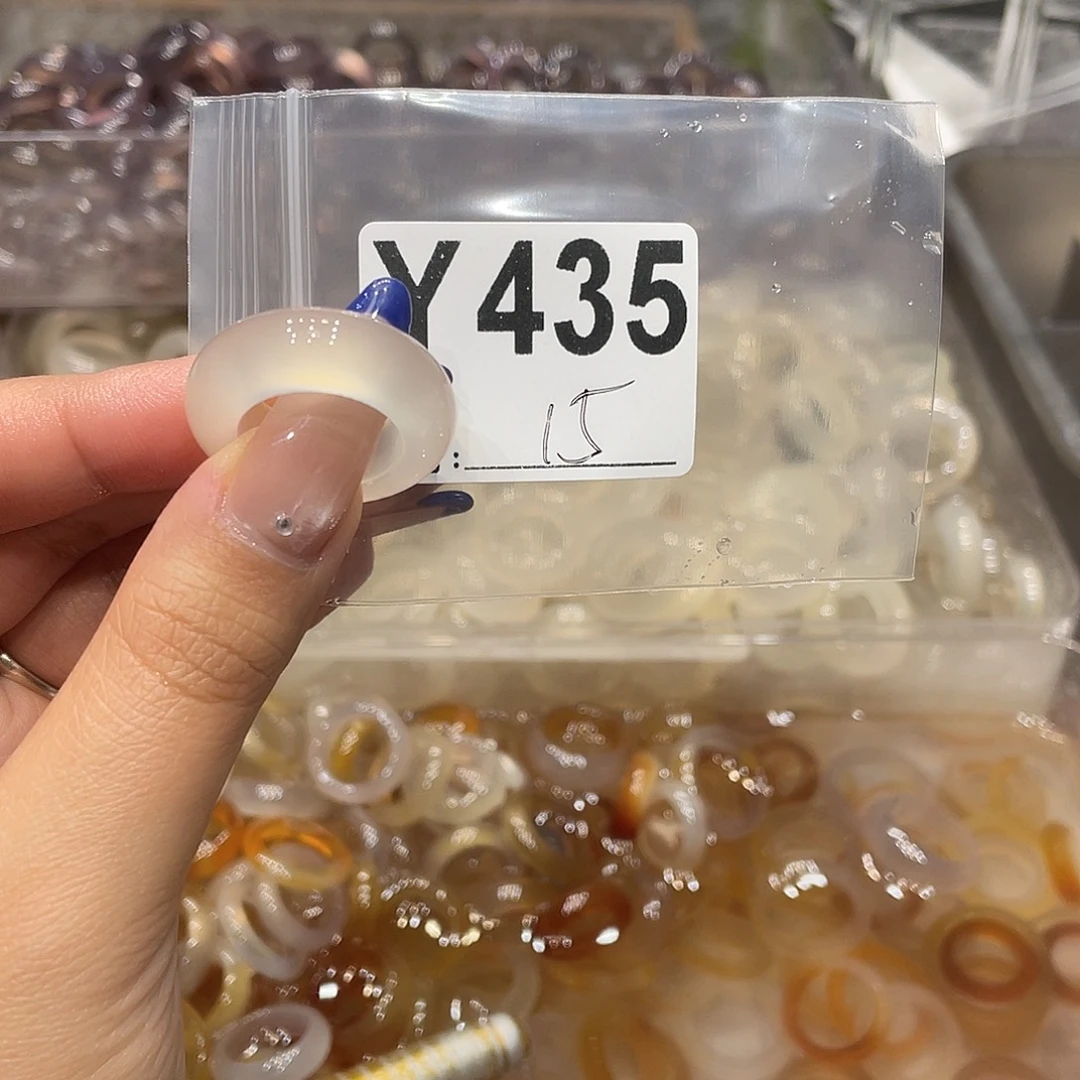 玛瑙/玉髓未镶嵌戒指435