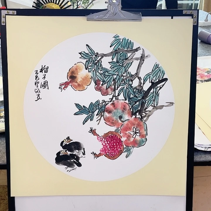 国画张圣敏先生纯手绘作品