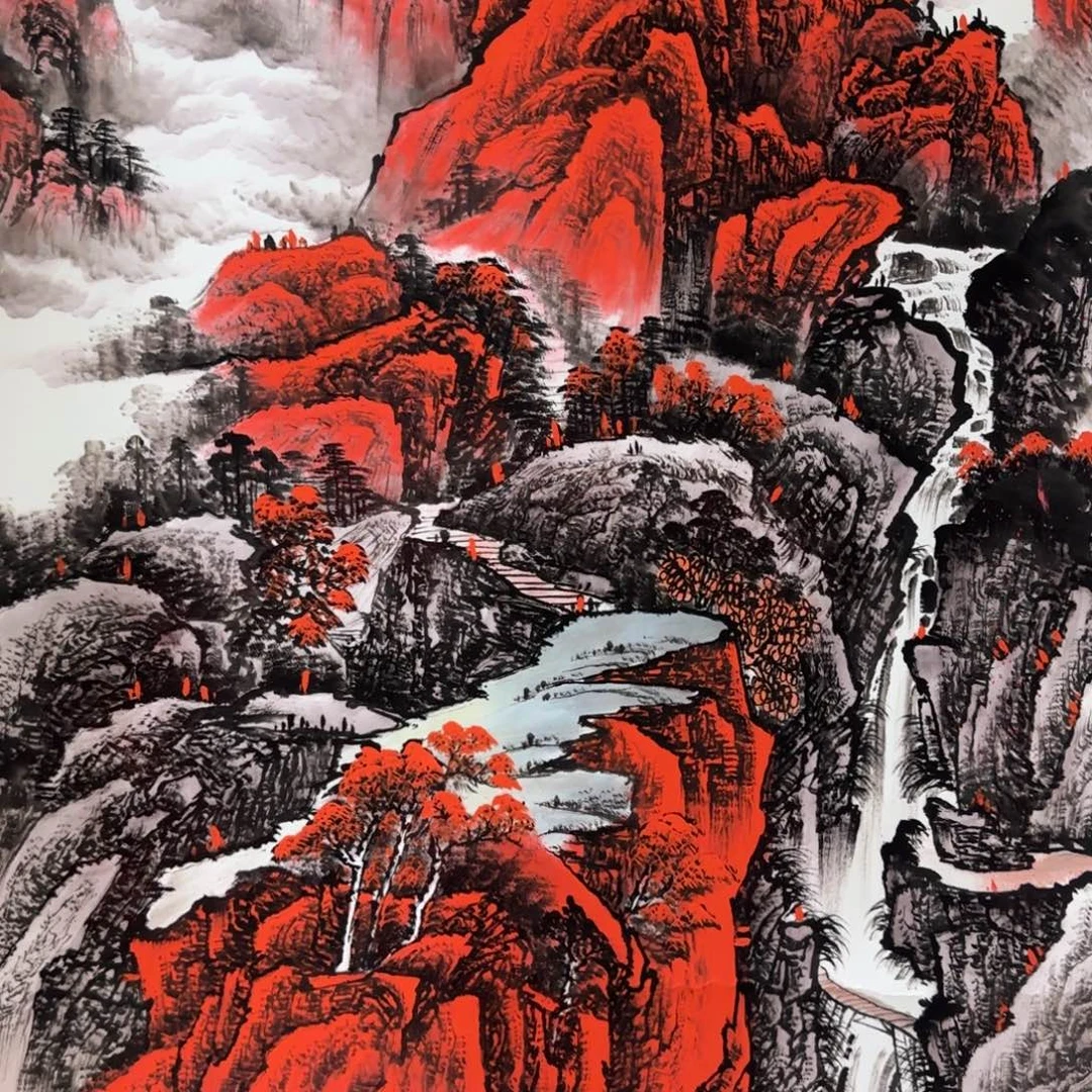 北***哥国画QA原创山水作品！带证书！限购一单