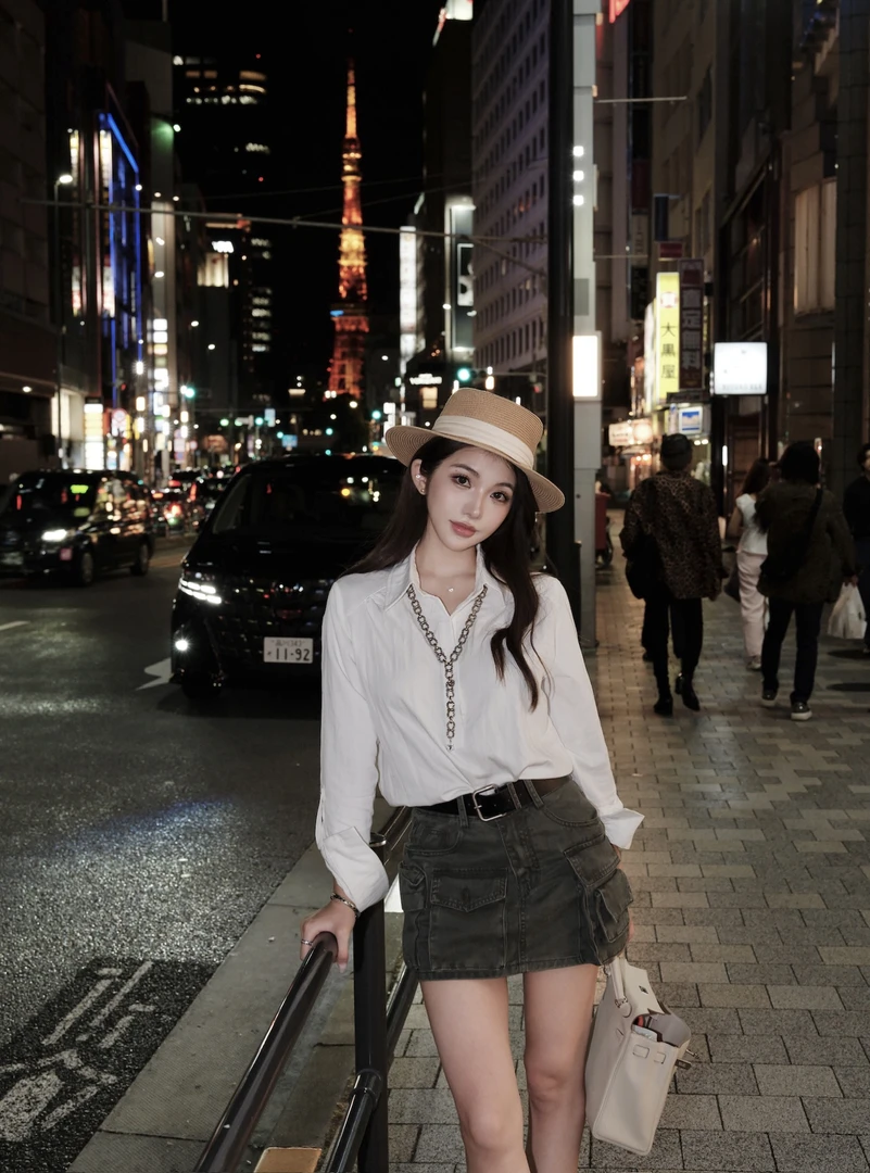 PickRui睿哥 复古松弛感 慵懒老前风白色polo领套头衬衫